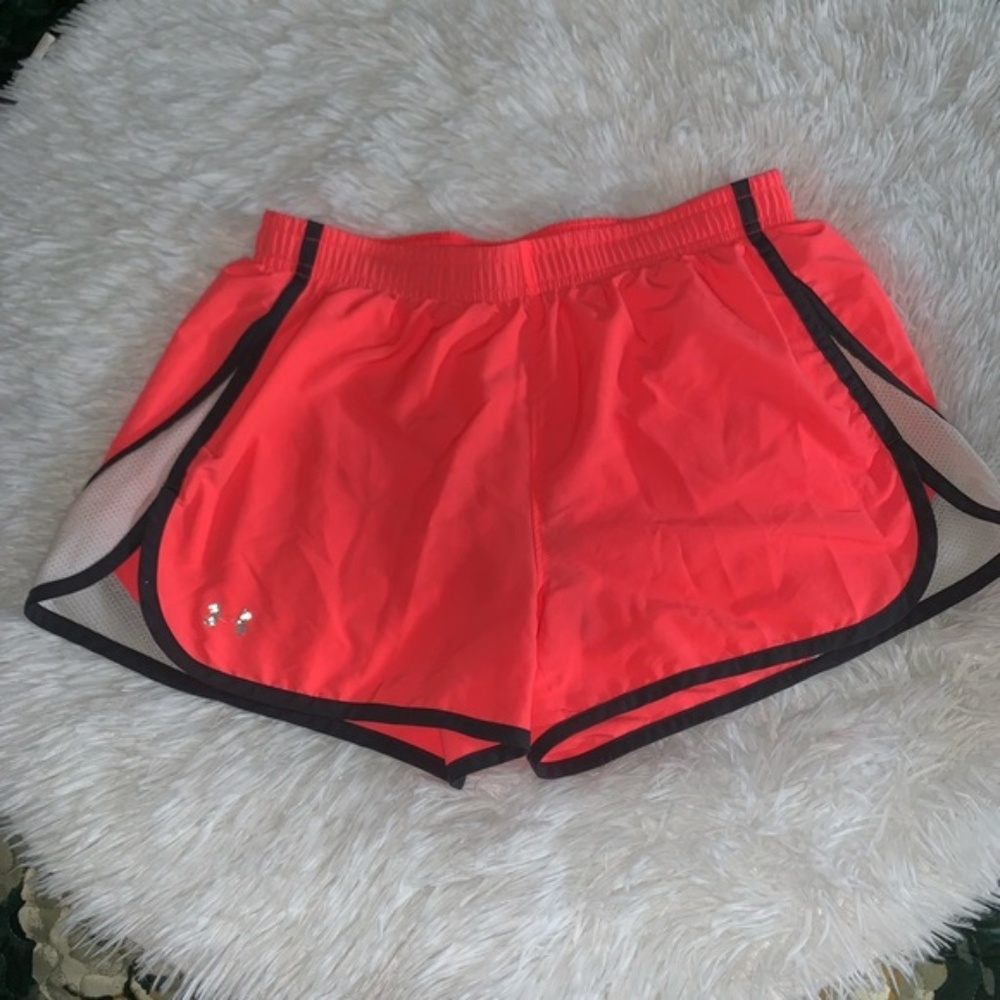 5/25$ Under Armour Neon Pink Lined Running Shorts